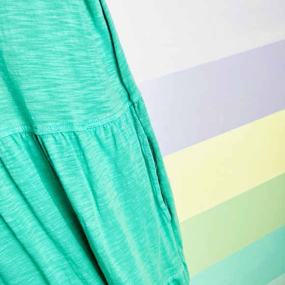 Cat & Jack 3 tier dress, teal, size 10/12 - Picture 3 of 5